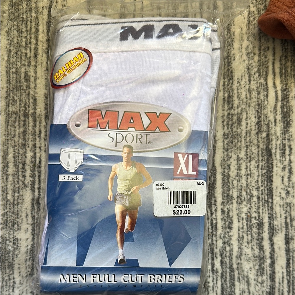 White Men's Full Cut Briefs - 3 Pack